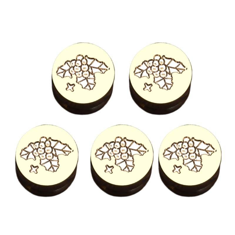 

5 шт. рождественская тематическая печать штамп головка скрапбукинг штамп головка для печати конверт рождественская открытка приглашения украшение