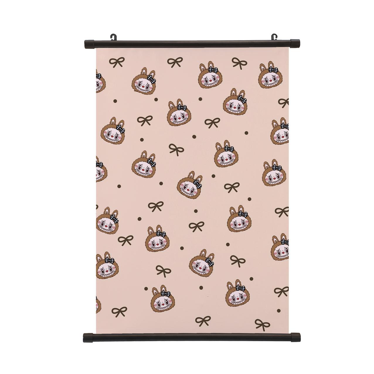 

Плакат-свиток Лабубу Монстры Домашний декор Украшение для гостиной Мультяшная подвесная картина Детский подарок Плакаты-свитки 40*60cm белый