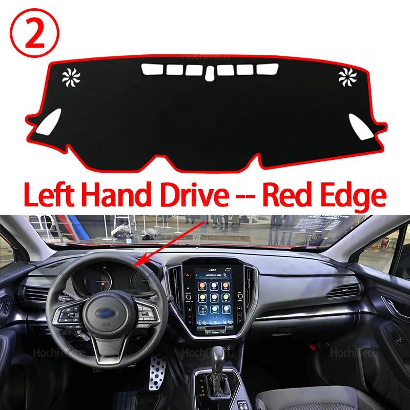 Dashboard Cover Protective Pad for Subaru Crosstrek Impreza GU -2025 Car Accessories Dash Board Sunshade Anto-UV Carpet