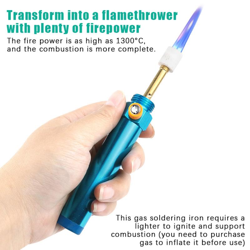 Handy Gas Soldering Pen Soldering Iron For Precise Welding And Heat Shrink For DIY Repairing With Changeable Tips 210~450°C