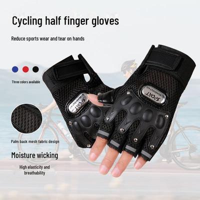 Taktische Halbfinger-Fahrradhandschuhe für Herren: Atmungsaktive, rutschfeste, verschleißfeste, schützende Outdoor-Ausrüstung