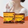 OceAura Lightening Black Soap Oil Control Pore Shrinking Moisturizing Skin Handmade Organic Cocoa Butter Body Cleaning Soap Bar