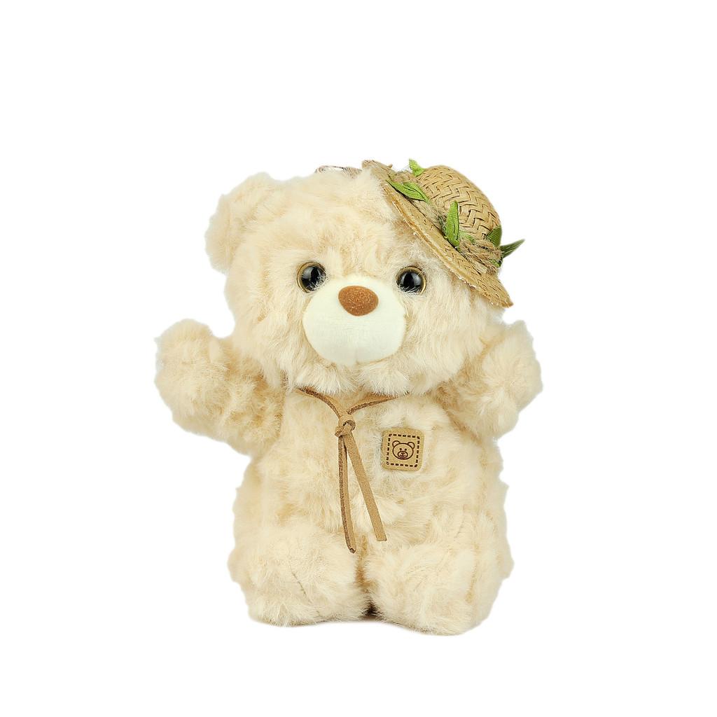 Plush Bear Keychain With Glasses For Cute Backpack Decor And Gift Ideas