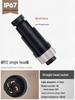 M12 Waterproof Sensor Connector: Male & Female Aviation Plug, 34-Pin, 5-Hole, 8P, Straight & Elbow, Three-Core Socket.