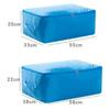 Large Capacity Comforter Storage Bags with Zipper Moistureproof Space Saver Luggage Clothing Moving Bag for Kindergarten