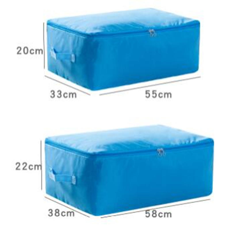 Large Capacity Comforter Storage Bags with Zipper Moistureproof Space Saver Luggage Clothing Moving Bag for Kindergarten