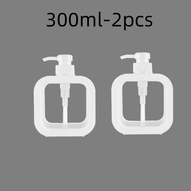 300/500ml Badkamer Zeepdispensers Hervulbare Lotion Shampoo Douchegel Houder Draagbare Reizen Dispenser Lege Bad Pomp Fles