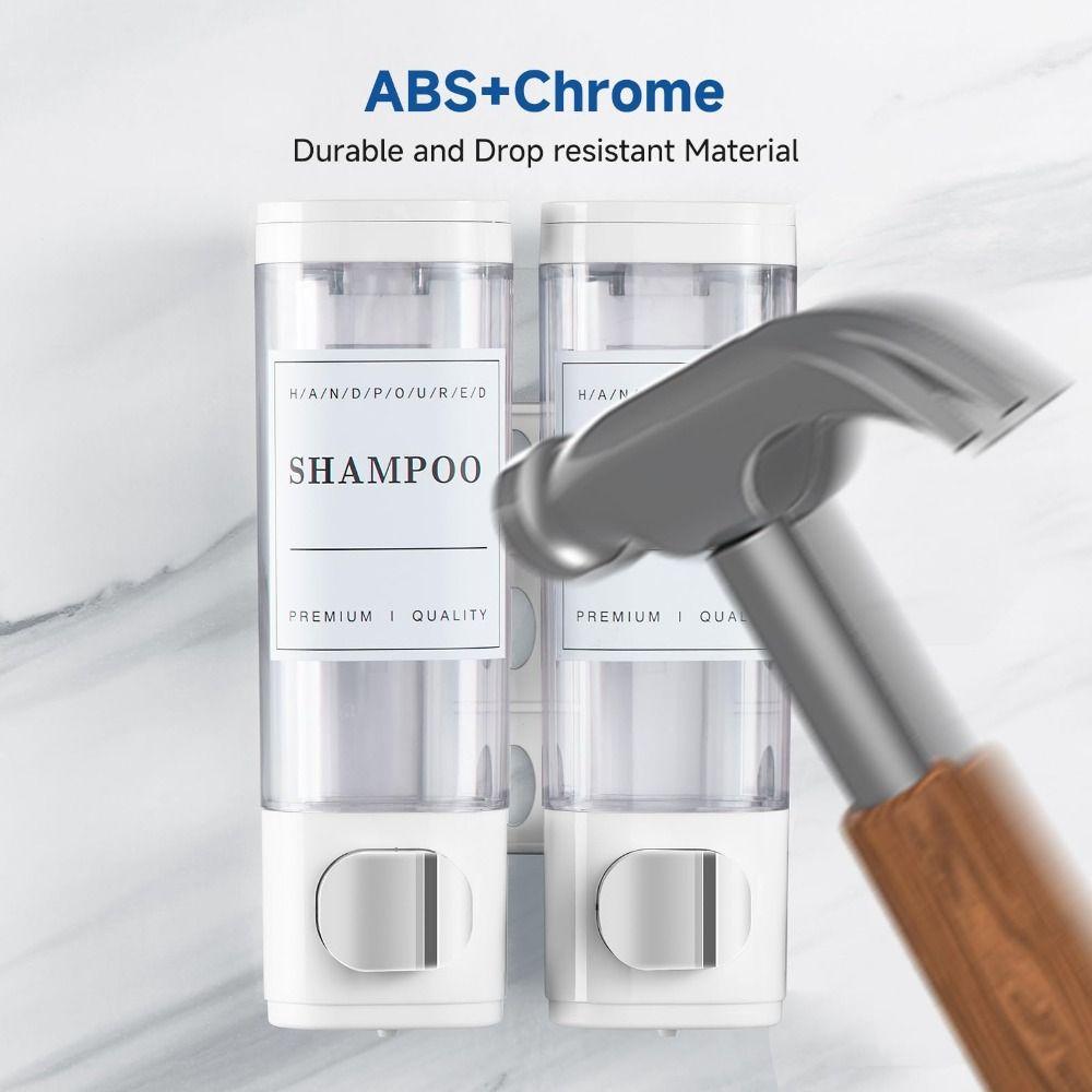 Wall Mounted Shower Soap Dispenser No Drill Conditioner Dispenser For Bathroom Hotel