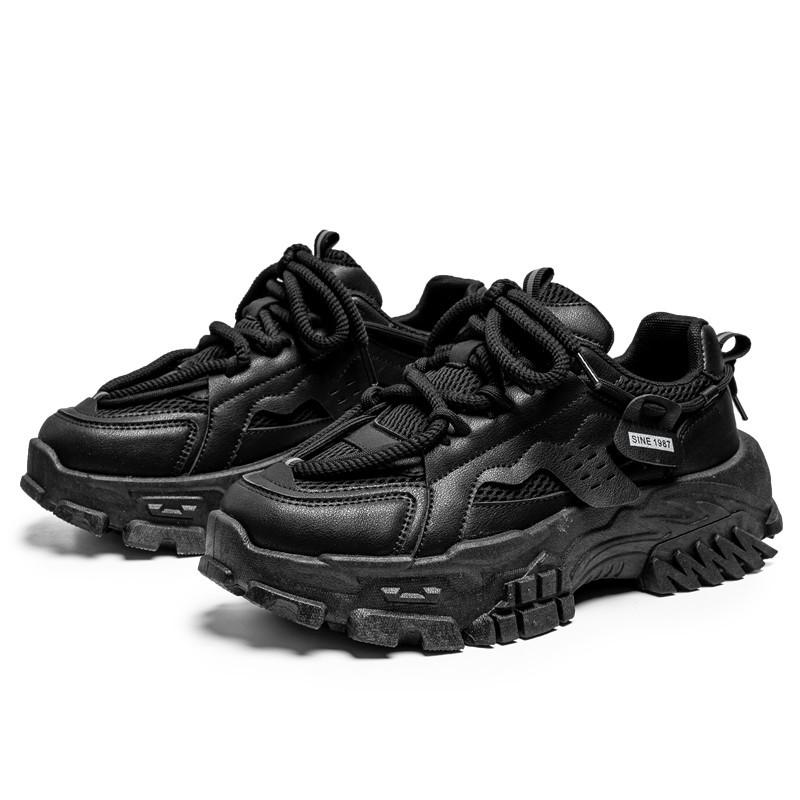2024 spring and autumn new men's shoes Korean version of dad shoes men's sports shoes foreign trade large size shoes non-slip travel shoes