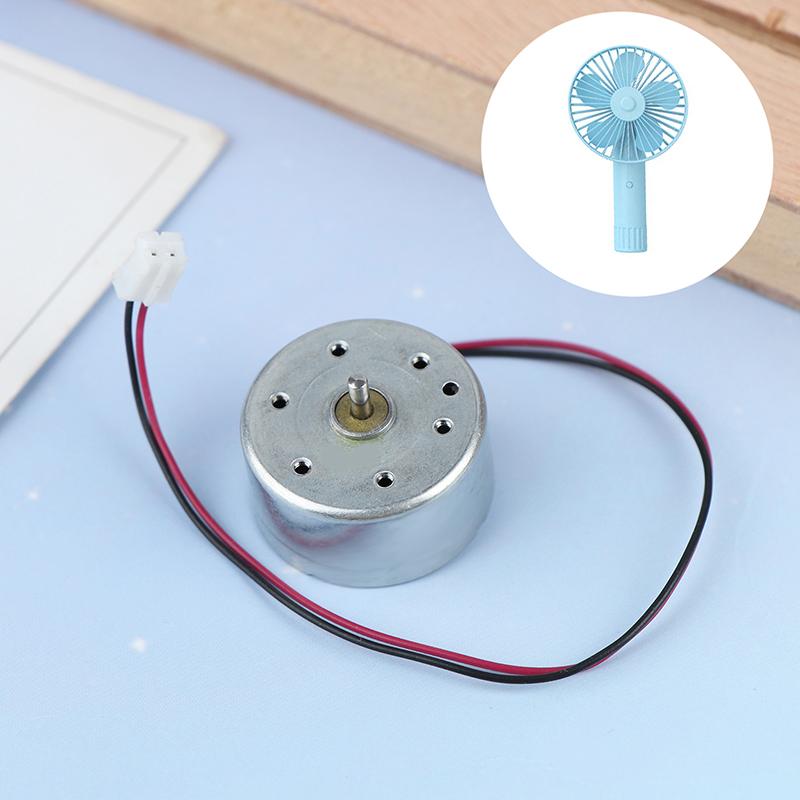 Rf-300C Mini 300 Motor Dc 1,5V -6V 7000U/min Mikro 24,4mm Runder Spindelmotor Geringer Strom Diy Solarenergie Ventilator Hobby Spielzeug Modell