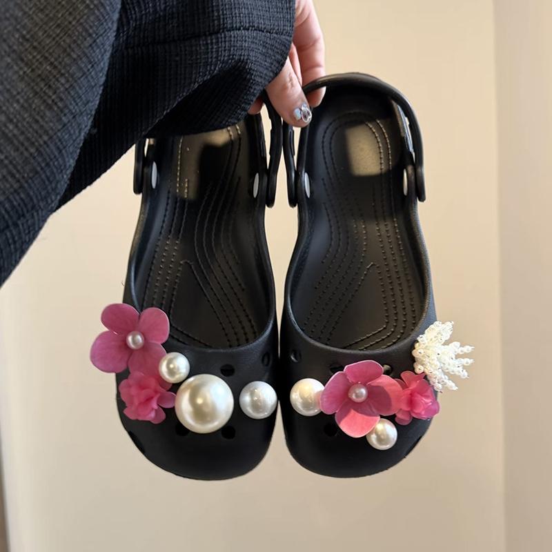 Original Shoe Charms Set Women Retro Ballet Shoes Corc Charms Pack  Flowing Ballet Shoe Decorations Diy Shoe Accessories