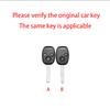 Zinc Alloy Car Key Case Cover Holder Shell Accessory For Honda Accord Crv Pilot Civic 2003 2007 2008 2009 2010 2011 2012 2013