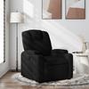 Vidaxl Foldable Armchair, Black, Upholstered In Fabric