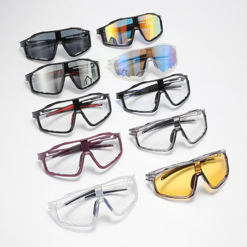 Large Safety Goggles for Summer Sun Protection - Windproof, Anti-Splash, Road Cycling Sports Glasses for Men and Women
