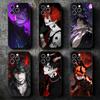 Devil Bad Boy Anime Style Soft Phone Case for iPhone 16 16E 17 Air 15 Pro Max 14 Plus 13 Mini 11 12 7 Black Cover Back Shell