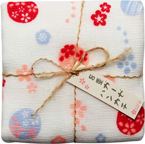 

Maruzen Отбеленная марля Темари 28 x 28см 8-слойный носовой платок, с рисунком,