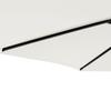 Vidaxl Parasol Ogrodowy Na Stalowym Słupku, Biały, 225X225X212 Cm
