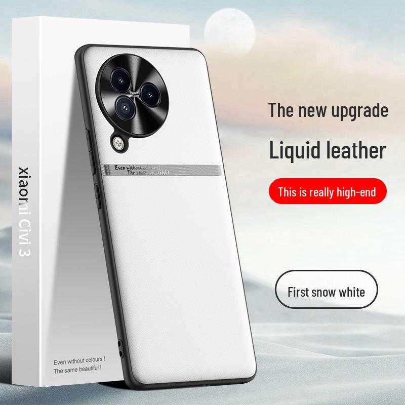 Xiaomi Civi3 Flüssigleder Sturzsichere Schutzhülle - Einteilig