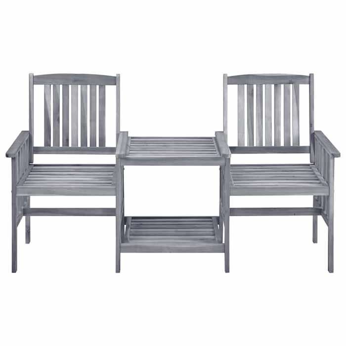 Ensemble jardin - MAISON EXCLUSIVE - 159x61x92 cm - Acacia massif - Extérieur - Table et chaises
