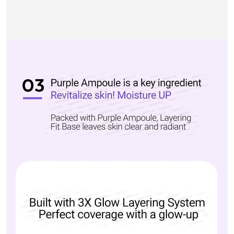 MISSHA - Layering Fit Base - 2 Colors