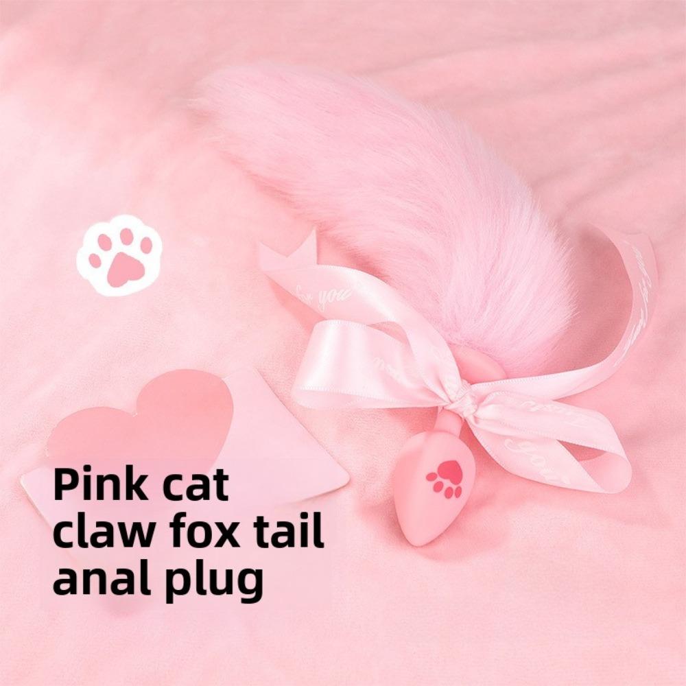 Fox Tail Cat Claw Silicone Anal Plug Sm Flirtation Sex Toys Anal Toys Adult Alternative Cosplay Tail Anal Plugs