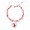 Cat Crystal Necklace Imitation Pearl Rhinestone Pendants Pearl Necklace Dog Collar Collar for Cats Dogs Pet  Collier Collar Gato