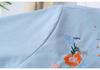 2026 Spring Retro Plus Size Cotton Embroidered Long Sleeve Cardigan for Women - Slimming 200 Jin Top for Plus Size 