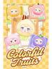 MM Milk Candy Plush Doll: Cute Cartoon Fruit Plush Blind Box Desktop Ornament