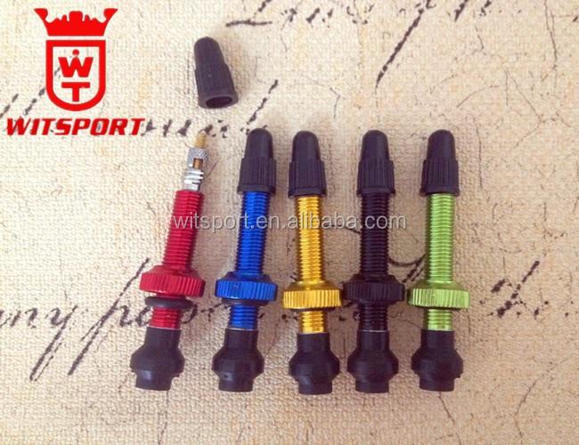 40mm Colorful Aluminum CNC Stem Presta Valve Road MTB Bike Tubeless Valve
