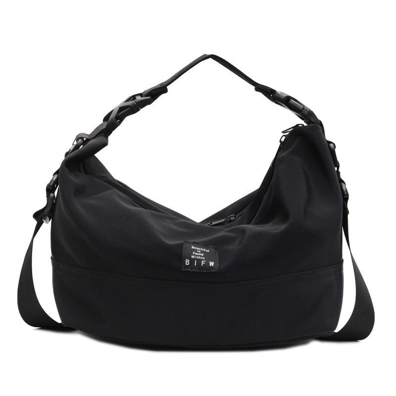 Canvas Tote Bag Casual and Simple 2025 Spring and Summer Trend Texture Shoulder Bag Travel Messenger Bag