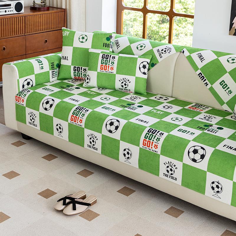1 шт чехол для диванной подушки Snow Neil Football Element модный спортивный стиль футбол домашний текстиль диванная подушка 70x70cm зелёный 1575₽