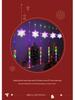 Cross-Border Icicle & Snowflake Christmas String Lights: Outdoor Decoration with Leather Wire Curtain Lights
