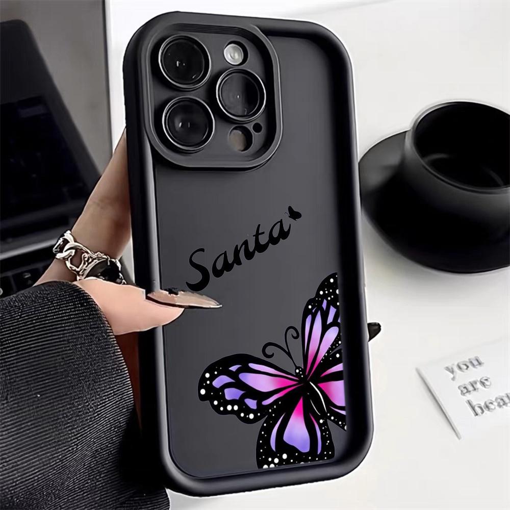 Angel Eye Soft TPU Phone Case for Samsung A05 A30 A50 A13 A23 A53 A14 A24 A34 A54 A15 A25 A35 A55 S20 S23 FE S24 Ultra Ae59 Butterfly art design Cute