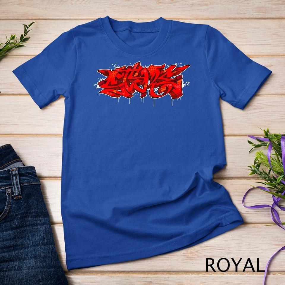STYLE Graffiti piece red Graffiti Hiphop Shirt Unisex T-shirt 8 S
