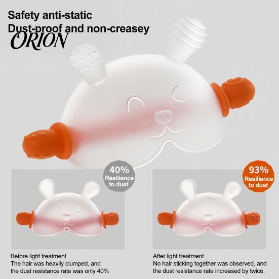 Safe Baby Chew Toy 3Pcs/Set Silicone Teething Mitt, Food Grade Wrist Teether for Relief Toys Infants Infants, Anti Dropping Pain 0-6 Months