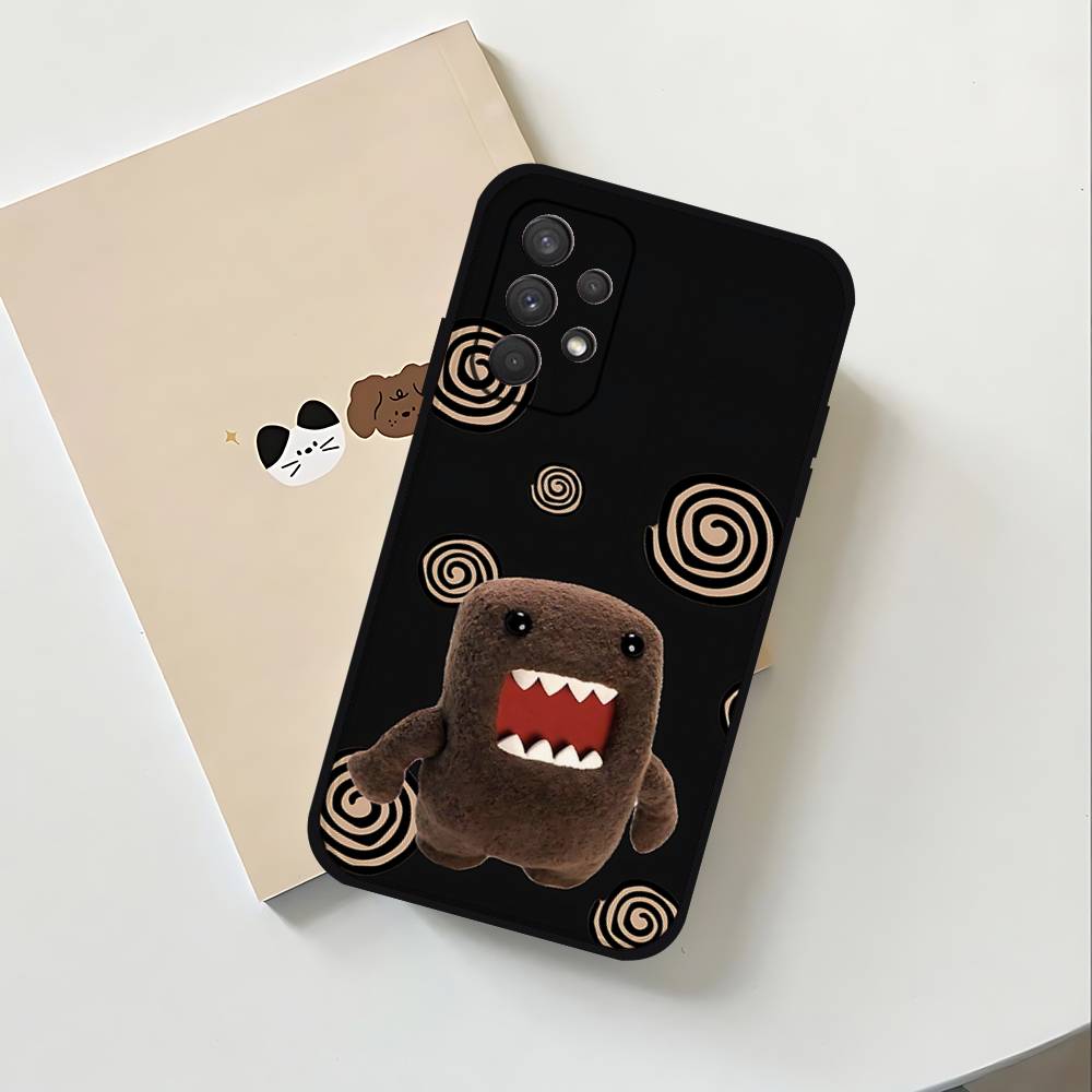 Cute D-Domo Kun-s Phone Case For Samsung Galaxy S25 S24 S23 S22 S21 FE Plus Ultra A13 A20 A32 A70 Black Cover