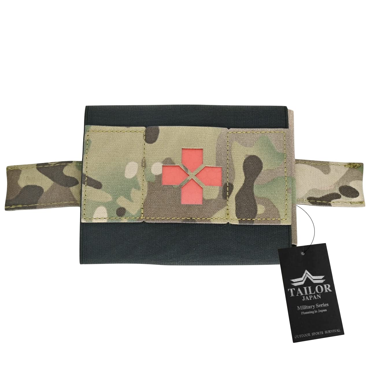 

TAILOR JAPAN Micro Medical Pouch Trauma Pouch Tactical Pouch First Aid EDC Pouch Hunting Survival Tool 800D (Multicam)