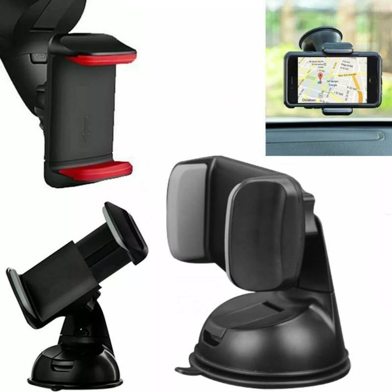 Universelle Autohalterung für Handy mit Saugnapf und 360 Grad drehbarem Gel-Fuß zur Navigation