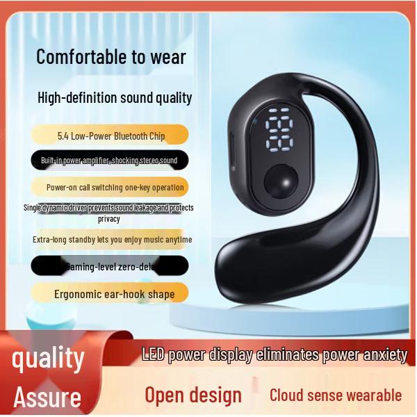 Wireless Sports Over-Ear Bluetooth Headset for Apple, OPPO, Huawei, Xiaomi, Vivo
