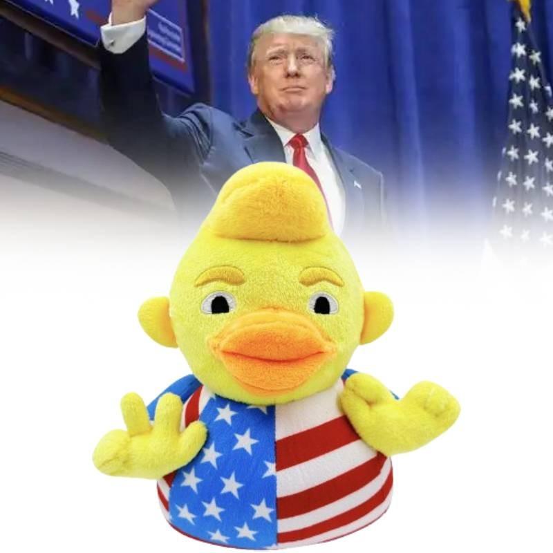 Trump Duck Donald Plush Toy Cartoon Stuffed Doll Room Decoration Kids Gifts