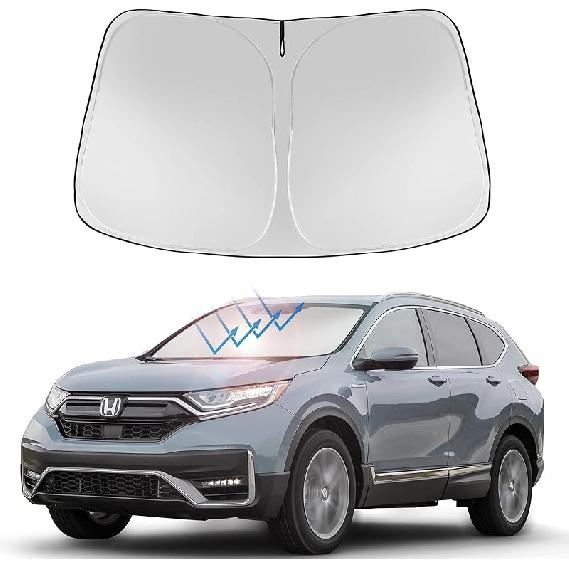 Proadsy 2025 Upgrade Front Windshield Sun Shade Foldable RAV4 Sunshade Protector Fit -2025 RAV-4 SUV Crossover, TRD Off-Road, LE XLE Premium Limited
