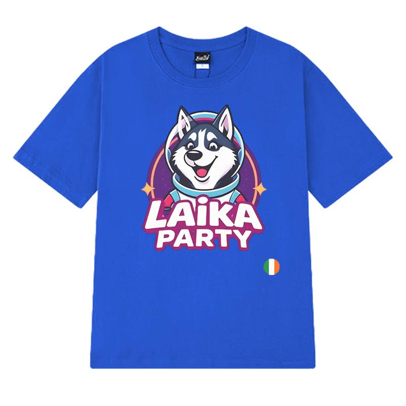 Ireland Eurovision 2025 Music Dog Graphic T Shirts Men Women Cute Kawaii Trend short sleeve T-shirt Unisex 100% Cotton clothing