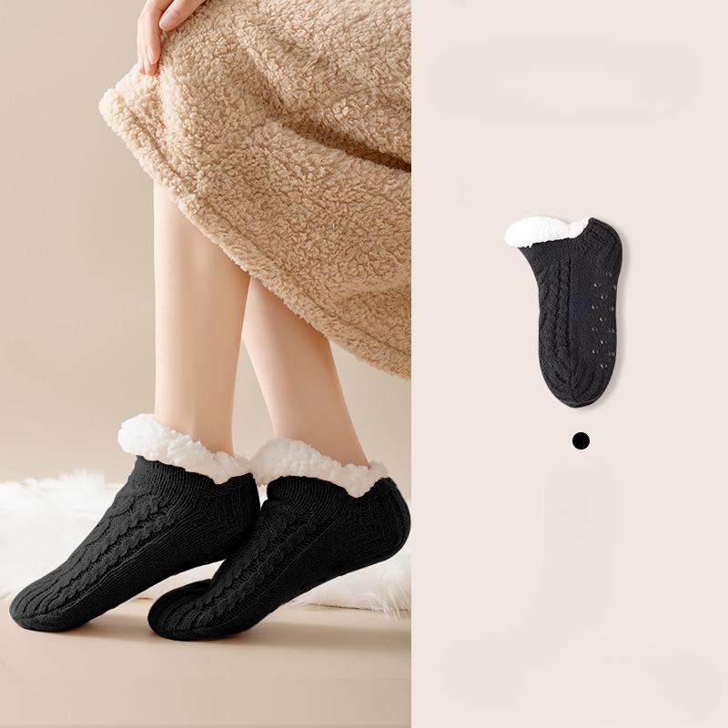 Șosete de podea Toamnă și Iarnă Gros de catifea Calde Șosete pentru picioare Șosete pentru femei Șosete de casă pentru dormit