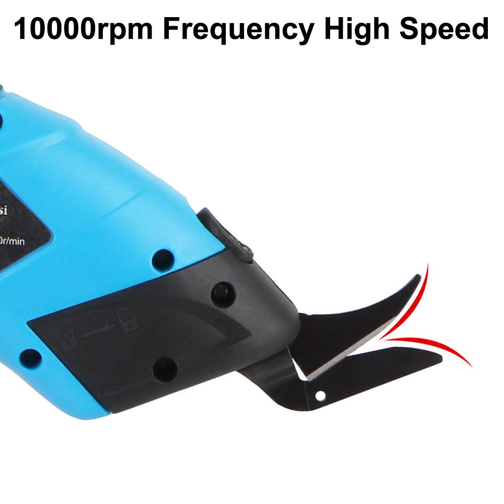 Fabric Sewing Cut Shear Tungsten Steel Blade Portable Wireless Electric Scissors 10000r/min Universal For Home Crafts Tailor