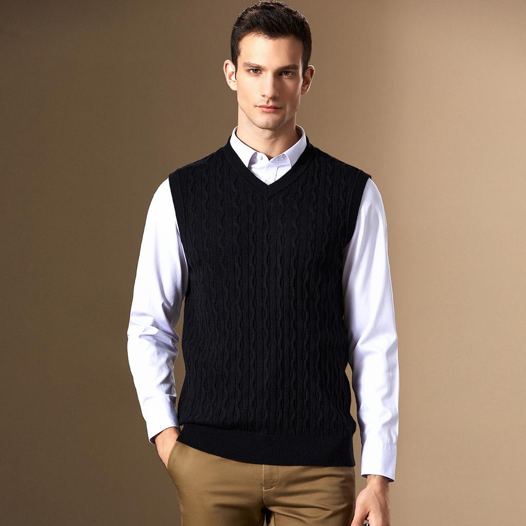 Men's Twisted V-Neck Vest