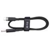 Laptop Power Cord 100W PD Fast Charging USB C to DC Plug Stable Wearproof Laptop Power Supply Cable for Home Office