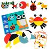 Montessori Educational Wooden Toy Jigsaw Puzzle Board Set Colorful Baby Educational Toys for Children Learning Developing Toy