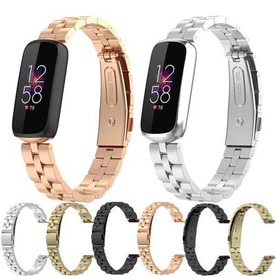 Für Fitbit Luxe Smartwatch Armband Edelstahl Sport Metall Handgelenkband