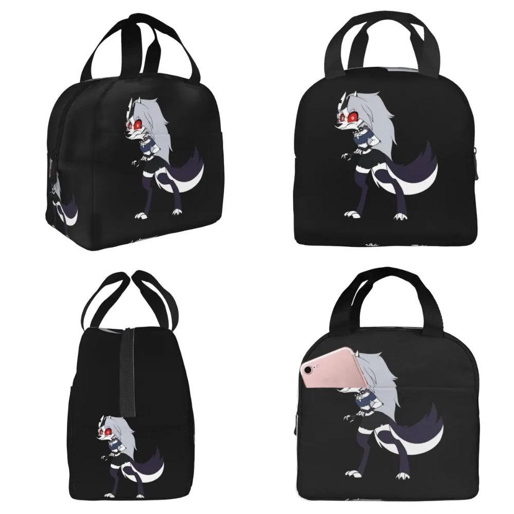 Helluva Boss Loona Insulated Lunch Bag for Women Office Cooler Thermal Food Box Tote Portable Lunch Boxes Container