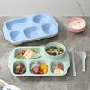 with Bowl and Tableware Fat-Loss Meal Plate Microwave-safe Divided Food Plate  Canteen